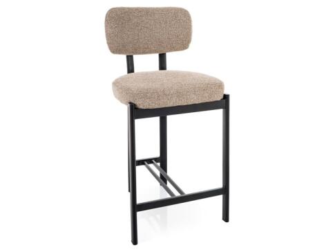 Стул барный SIGNAL MISAKI H-2 t.253 бежевый/черный