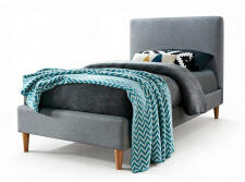 Кровать SIGNAL ACOMA tap. 23 серый/дуб, 90/200