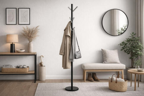 Вешалка SIGNAL ALLEN черный/хром