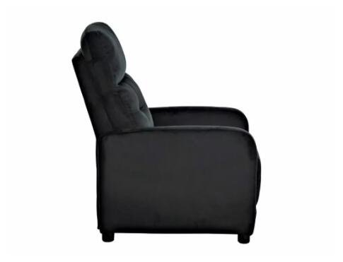 Кресло SIGNAL OTUS Velvet Bluvel 19 раскладное, черный