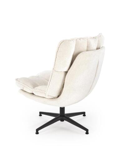 Кресло HALMAR FOFANA кремовый/черный
