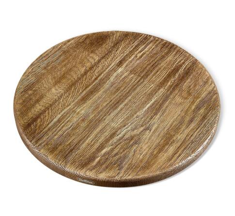 Сидение круглое Sheffilton SHT-ST16 артикул S-16 дуб брашированный коричневый (+)