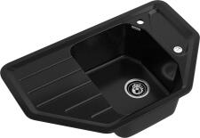 Кухонная мойка GRANFEST CORNER C-800E черный