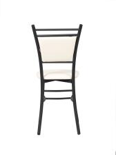 Стул ВВР Мажор ваниль/черный, экокожа