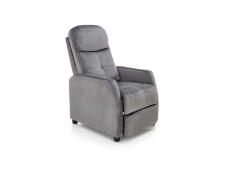 Кресло HALMAR FELIPE 2 раскладное, серый/венге