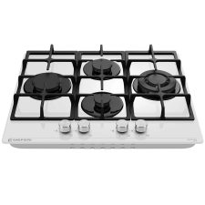 Варочная панель газовая MEFERI MGH604WH GLASS ULTRA