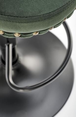 Стул барный HALMAR H117 темно-зеленый