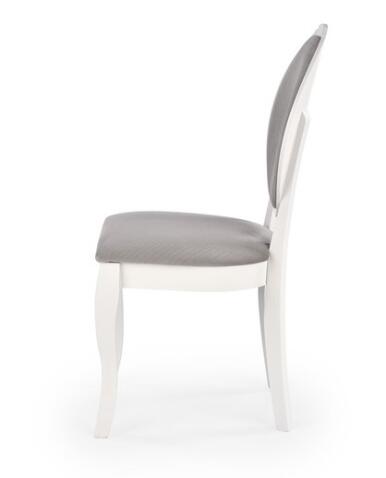 Стул HALMAR VELO белый/серый