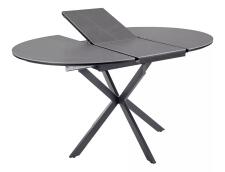 Стол обеденный SIGNAL GASTON Ceramic серый/черный 100-135/100