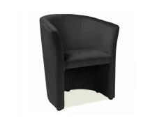 Кресло SIGNAL TM-1 Velvet Bluvel 19 черный/венге