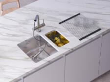 Кухонная мойка из нержавейки Omoikiri Tadzava 38-U/I-IN нержавеющая сталь