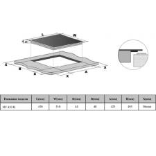 Поверхность электрическая WEISSGAUFF HV 430 B