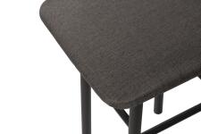 Табурет ВВР Классик бурый/черный, рогожка