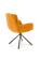 Стул HALMAR K495 горчичный/черный, поворотный
