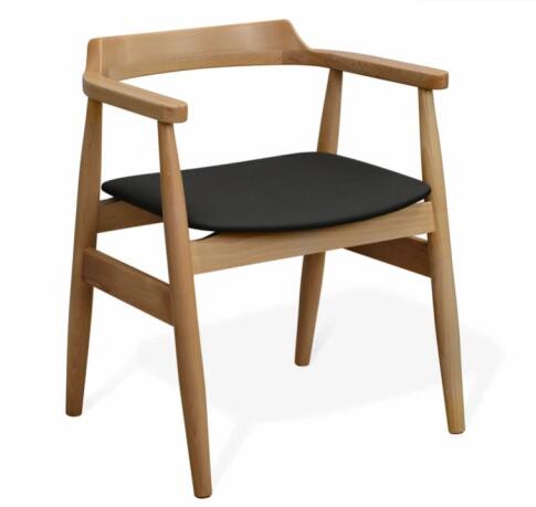 Стул Sheffilton SHT-S204 черный/прозрачный лак