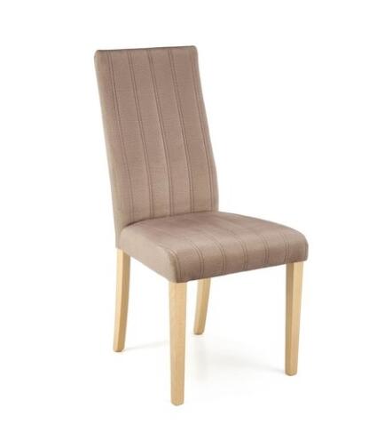 Стул HALMAR DIEGO 3 Monolith 09 бежевый/дуб медовый