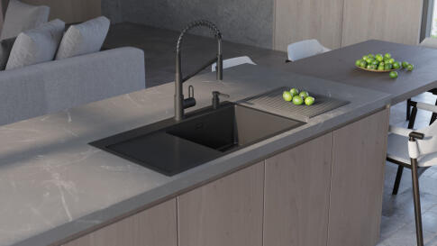 Дозатор Omoikiri OM-04 GB графит