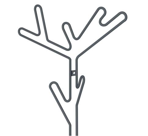 Вешалка Sheffilton SHT-WH37 антрацит