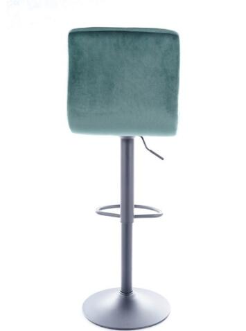 Стул барный SIGNAL C105 Velvet Bluvel 78 зеленый/черный