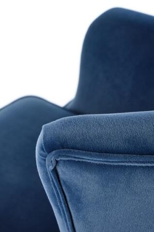 Кресло HALMAR TITAN темно-синий/черный