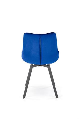 Стул HALMAR K519 синий/черный, поворотный