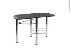 Стол ВВР Пристенный Камень Темный/хром, ЛДСП