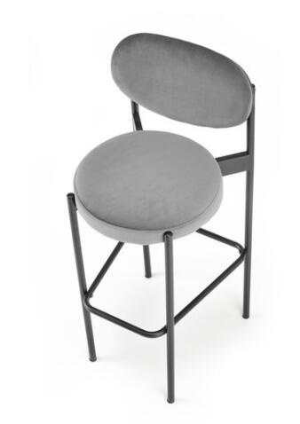 Стул барный HALMAR H108 серый
