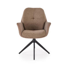 Стул HALMAR K591 коричневый/черный, поворотный