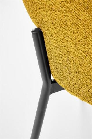 Стул HALMAR K373 горчичный/черный