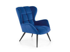 Кресло HALMAR TYRION темно-синий/черный