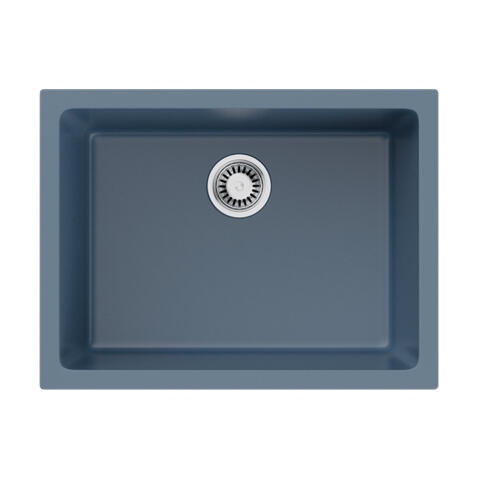 Кухонная мойка из керамики Omoikiri Okinoshima 61-U/I-SB Natceramic/smoky blue