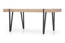 Стол обеденный HALMAR YOHANN дуб сан ремо/черный 170/90