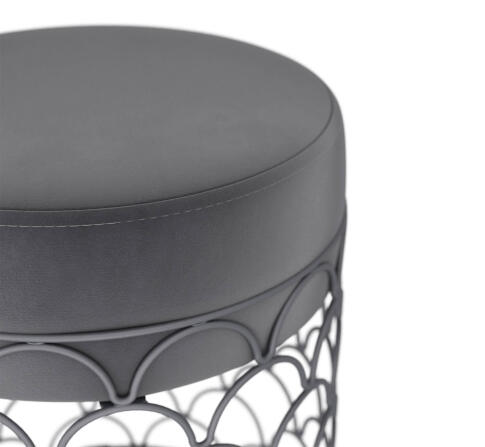 Банкетка Sheffilton SHT-B13 угольно-серый/графит муар