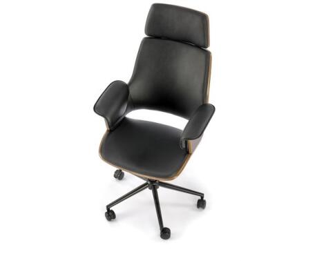 Кресло компьютерное HALMAR WEBER ореховый/черный