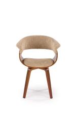 Стул HALMAR K545 бежевый/орех