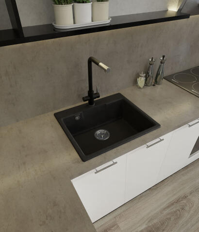Кухонная мойка GRANFEST URBAN UR-658 черный