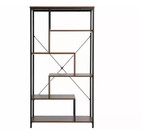 Стеллаж SIGNAL NET A орех/черный 163/85