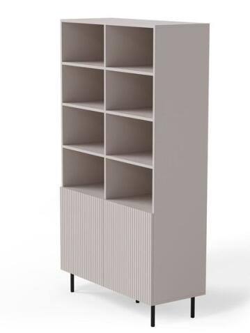 Стеллаж HALMAR PAXOS REG-1 кашемир/черный