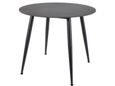 Стол обеденный SIGNAL RION черный/черный 90