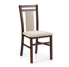 Стул HALMAR HUBERT 8 темный орех/Lars 07