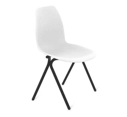 Стул Sheffilton SHT-ST29/S186 белый/черный муар