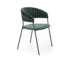 Стул HALMAR K426 темно-зеленый/черный