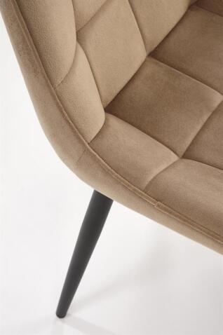 Стул HALMAR GANSO бежевый/черный