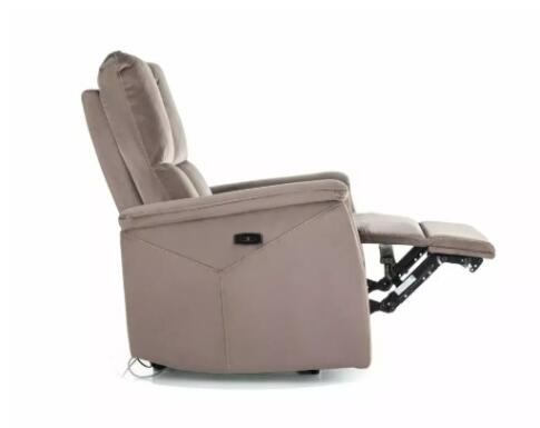 Кресло SIGNAL NEPTUN Velvet Bluvel 38 раскладное, капучино