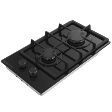 Варочная панель газовая MEFERI MGH302BK GLASS LIGHT