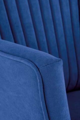 Кресло HALMAR DELGADO темно-синий/черный