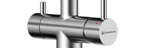 Смеситель для кухни Omoikiri Akita-S-BN нержавеющая сталь