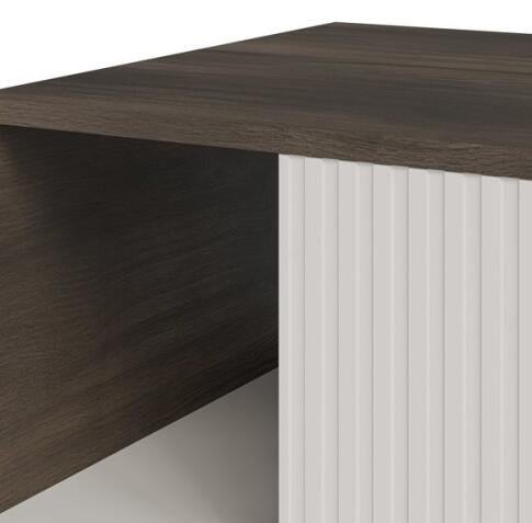 Стол журнальный HALMAR RANDOM 2 LAW-1 кашемир/орех/черный