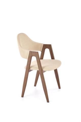 Стул HALMAR K344 бежевый/орех