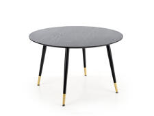 Стол обеденный HALMAR EMBOS черный/черный золотой 120